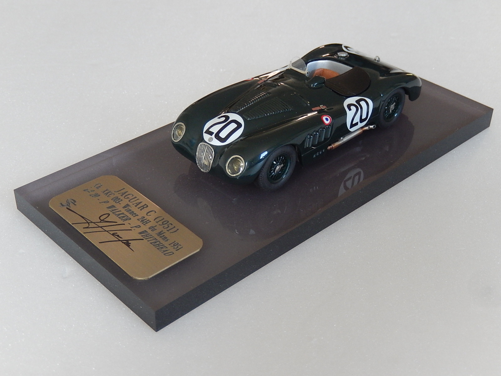 F. Suber : Jaguar Type C Winner Le Mans 1953  --> SOLD